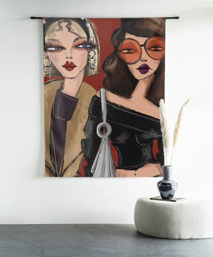 Fall Friends - Moderne Wanddecoratie | Artprint, Glass Art & Wandkleed