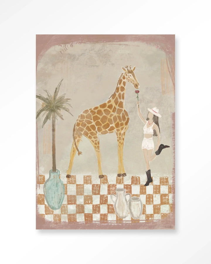 Feeding Rose - Moderne Wanddecoratie | Artprint, Glass Art & Wandkleed
