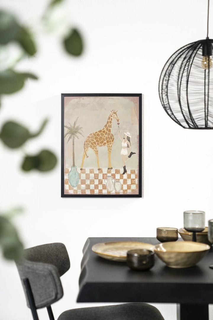 Feeding Rose - Moderne Wanddecoratie | Artprint, Glass Art & Wandkleed