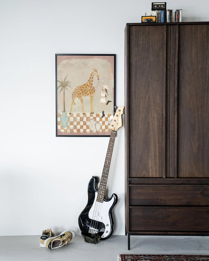 Feeding Rose - Moderne Wanddecoratie | Artprint, Glass Art & Wandkleed