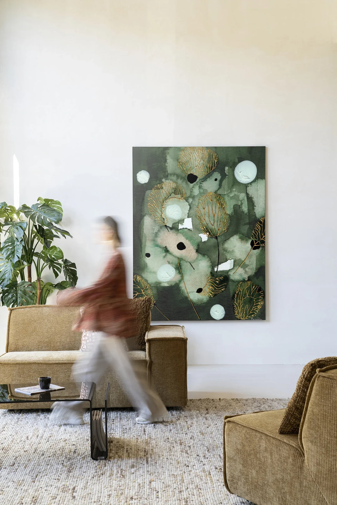 Forest Flower - Moderne Wanddecoratie | Artprint, Glass Art & Wandkleed