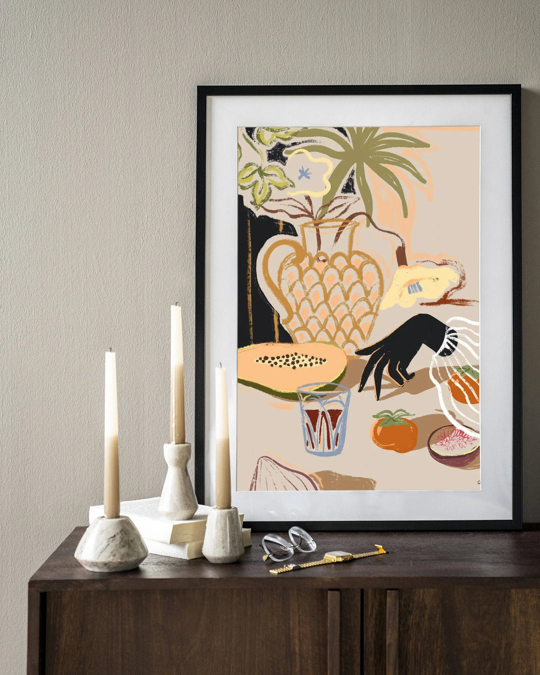 Fruitful Spread - Moderne Wanddecoratie | Artprint, Glass Art & Wandkleed