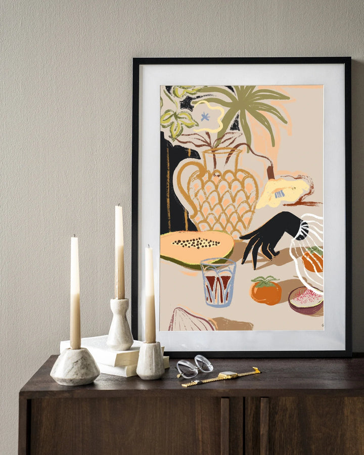 Fruitful Spread - Moderne Wanddecoratie | Artprint, Glass Art & Wandkleed