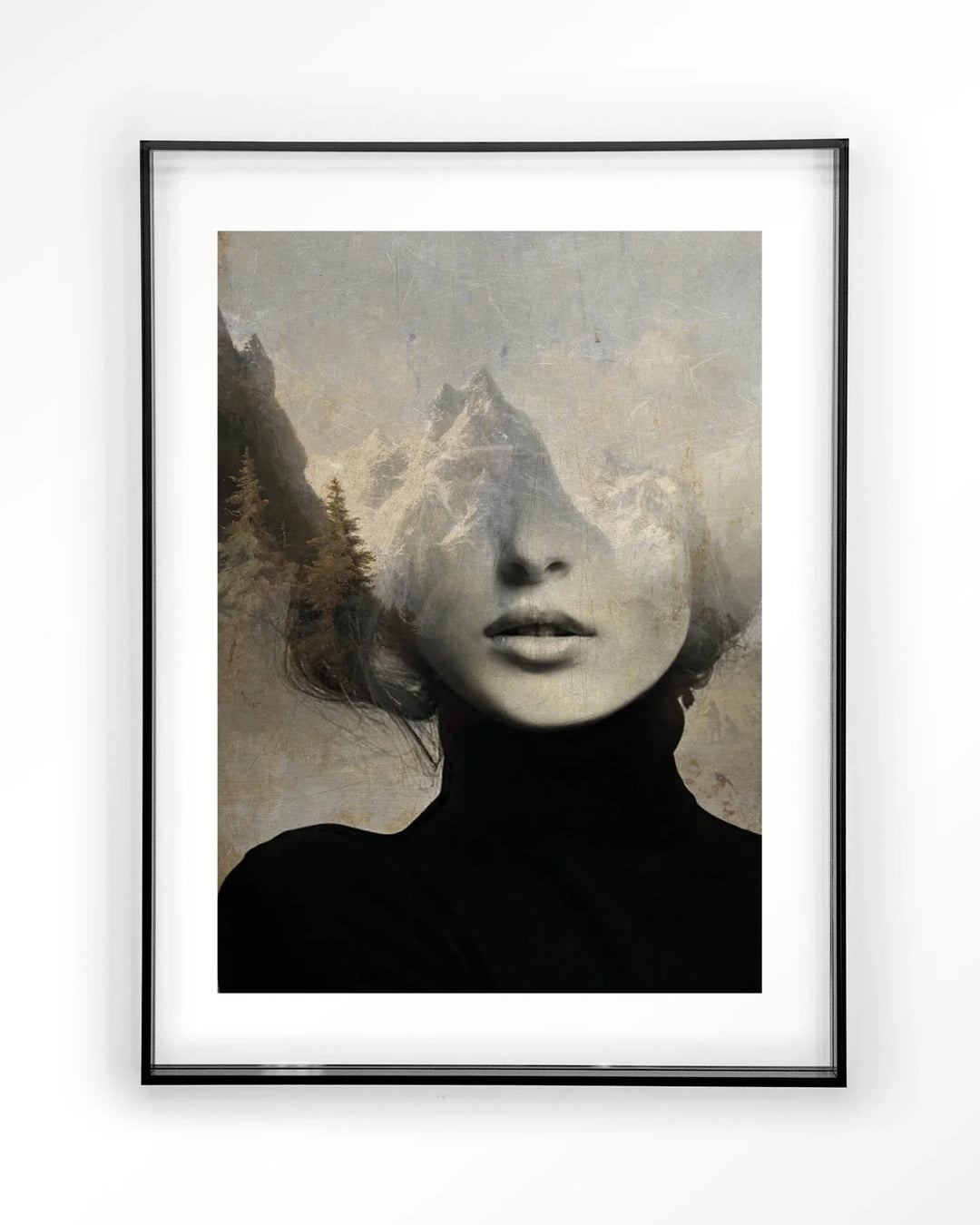Head In The Sky - Moderne Wanddecoratie | Artprint, Glass Art & Wandkleed