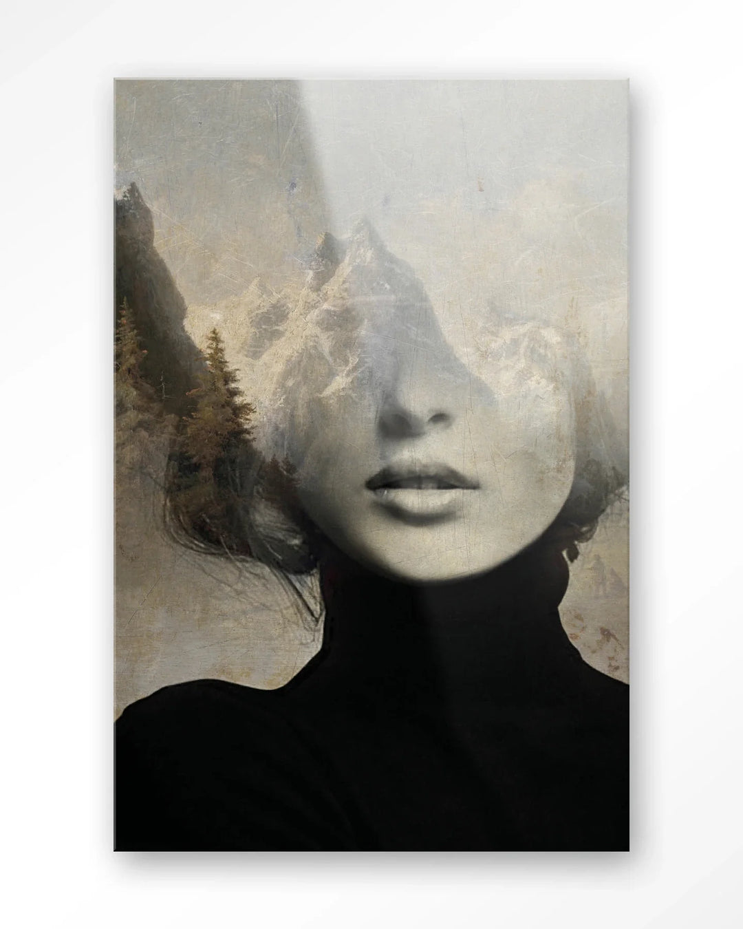 Head In The Sky - Moderne Wanddecoratie | Artprint, Glass Art & Wandkleed