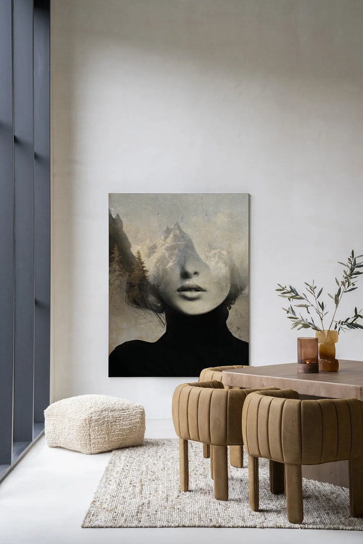 Head In The Sky - Moderne Wanddecoratie | Artprint, Glass Art & Wandkleed