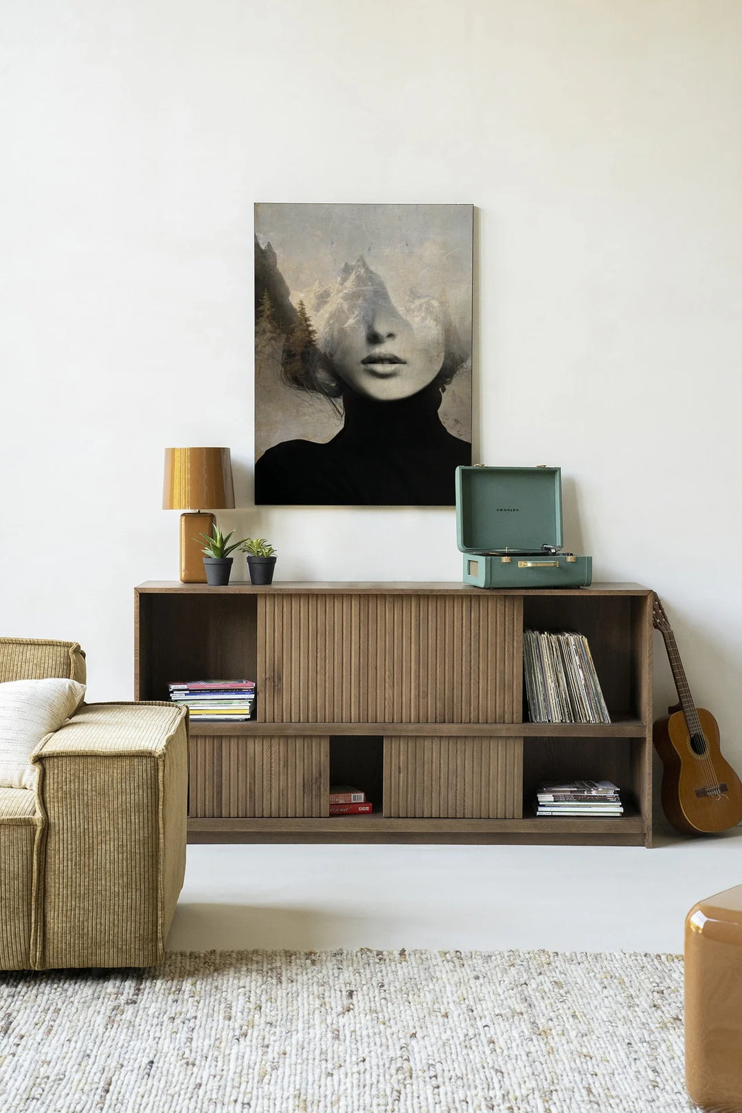 Head In The Sky - Moderne Wanddecoratie | Artprint, Glass Art & Wandkleed