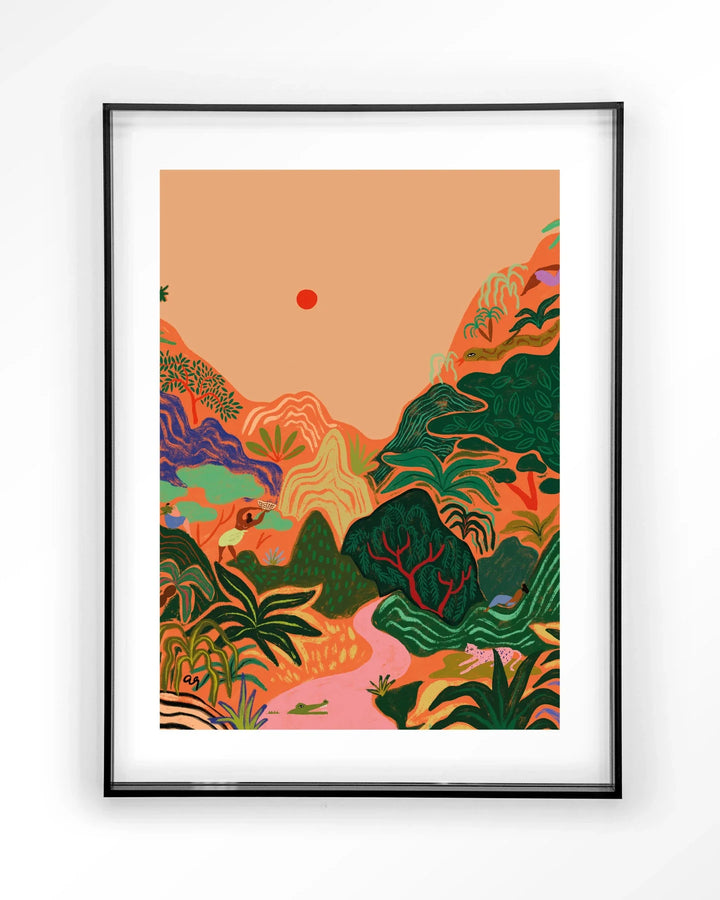 Hidden Paradise - Moderne Wanddecoratie | Artprint, Glass Art & Wandkleed