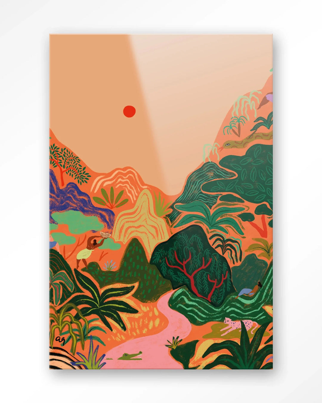 Hidden Paradise - Moderne Wanddecoratie | Artprint, Glass Art & Wandkleed