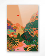 Hidden Paradise - Moderne Wanddecoratie | Artprint, Glass Art & Wandkleed