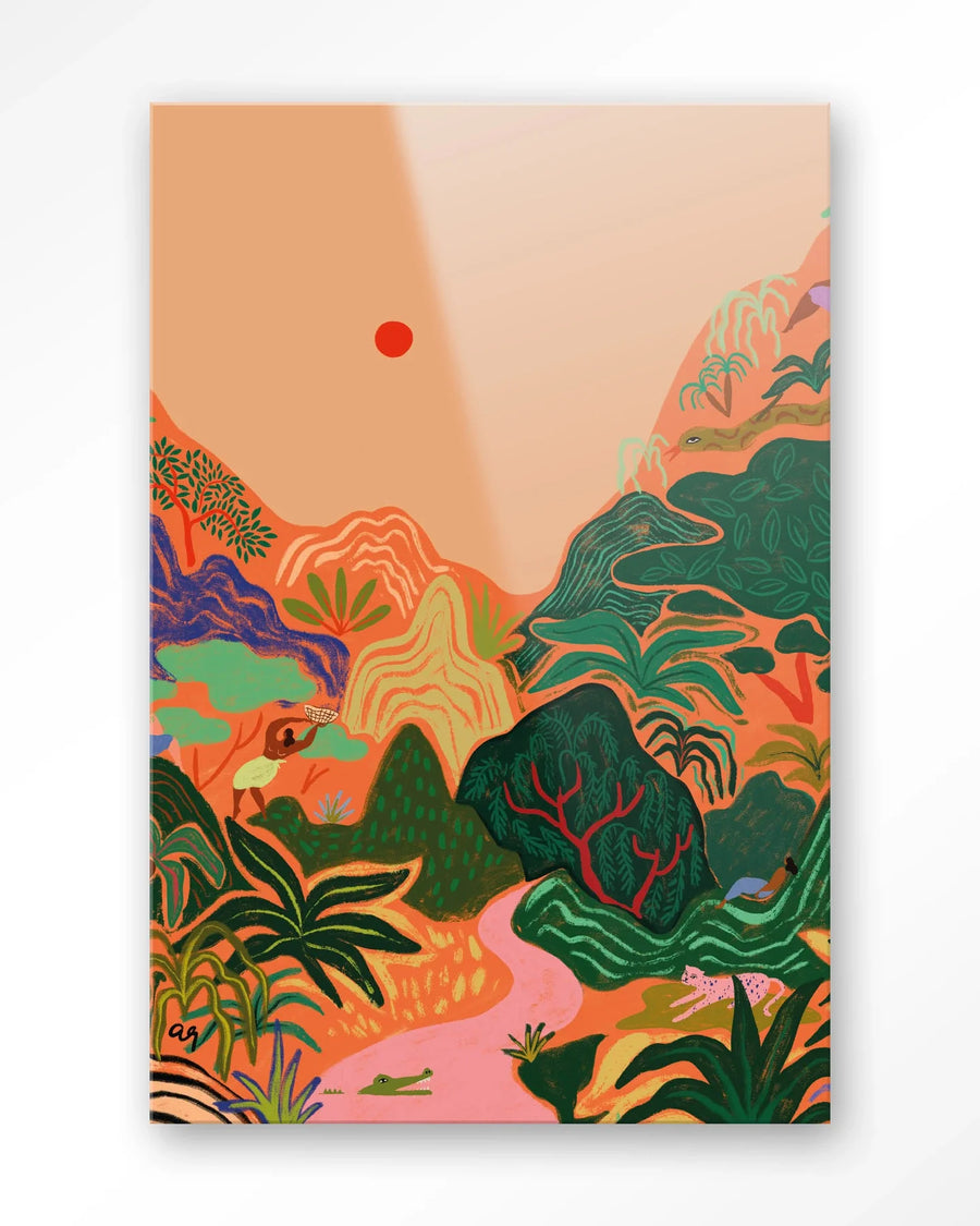 Hidden Paradise - Moderne Wanddecoratie | Artprint, Glass Art & Wandkleed
