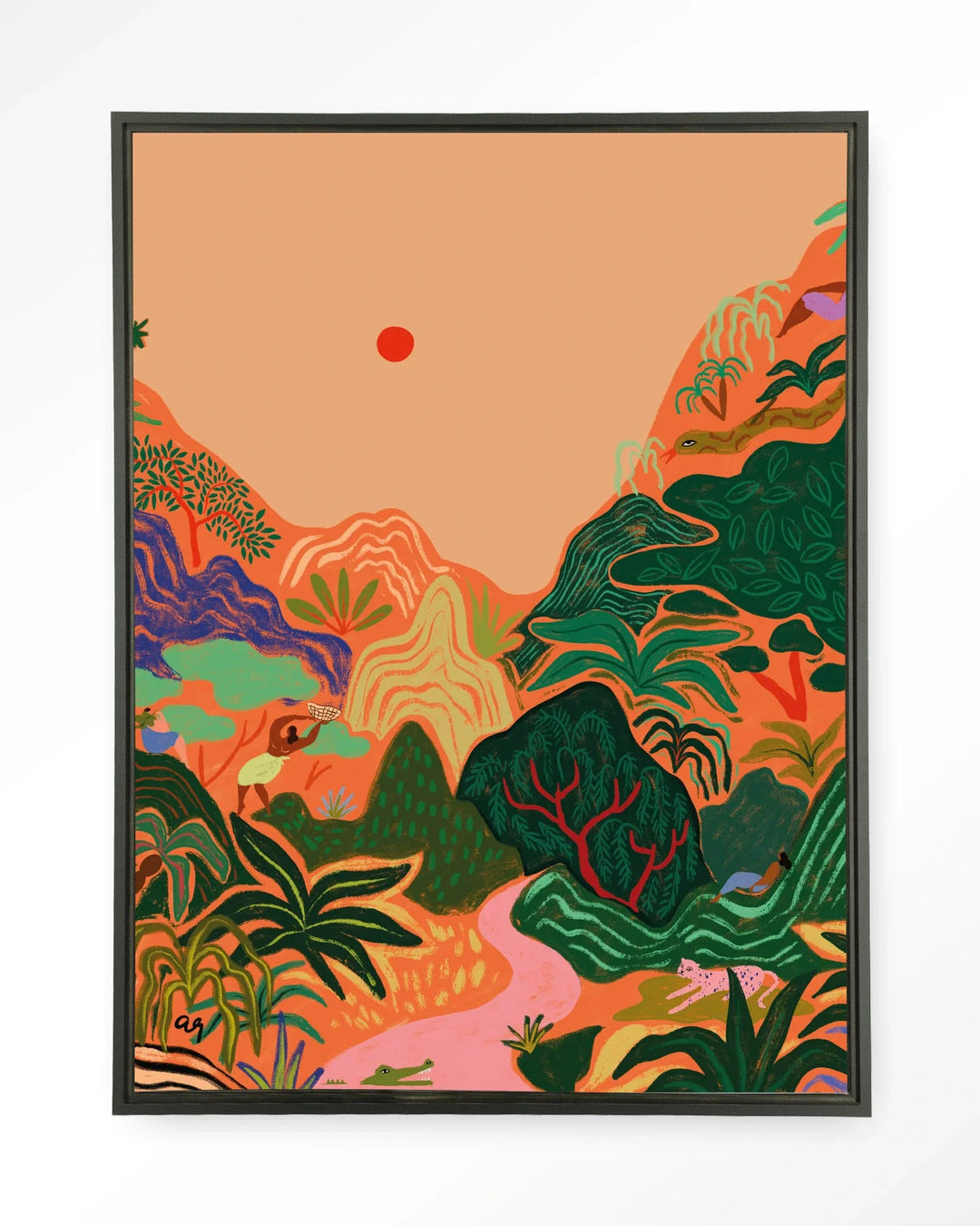 Hidden Paradise - Moderne Wanddecoratie | Artprint, Glass Art & Wandkleed