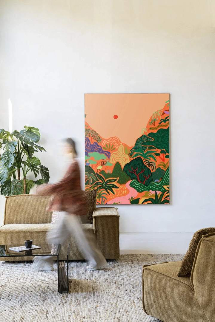 Hidden Paradise - Moderne Wanddecoratie | Artprint, Glass Art & Wandkleed