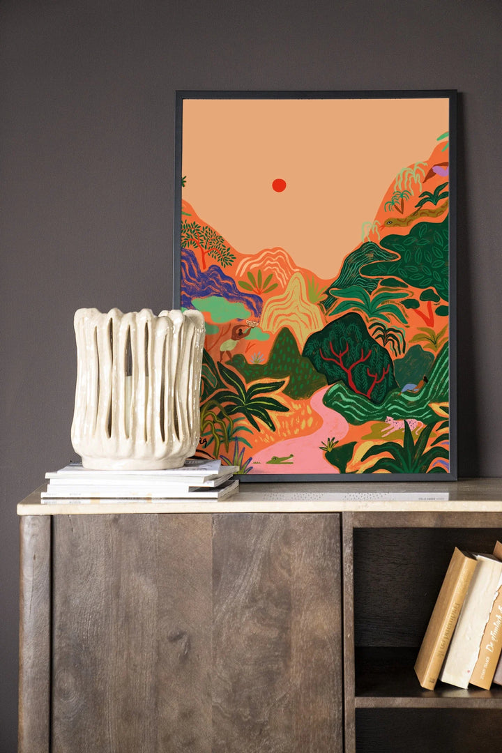 Hidden Paradise - Moderne Wanddecoratie | Artprint, Glass Art & Wandkleed