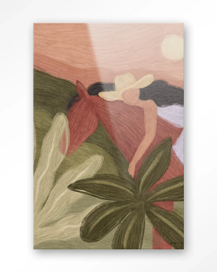 Horse Sunset - Moderne Wanddecoratie | Artprint, Glass Art & Wandkleed