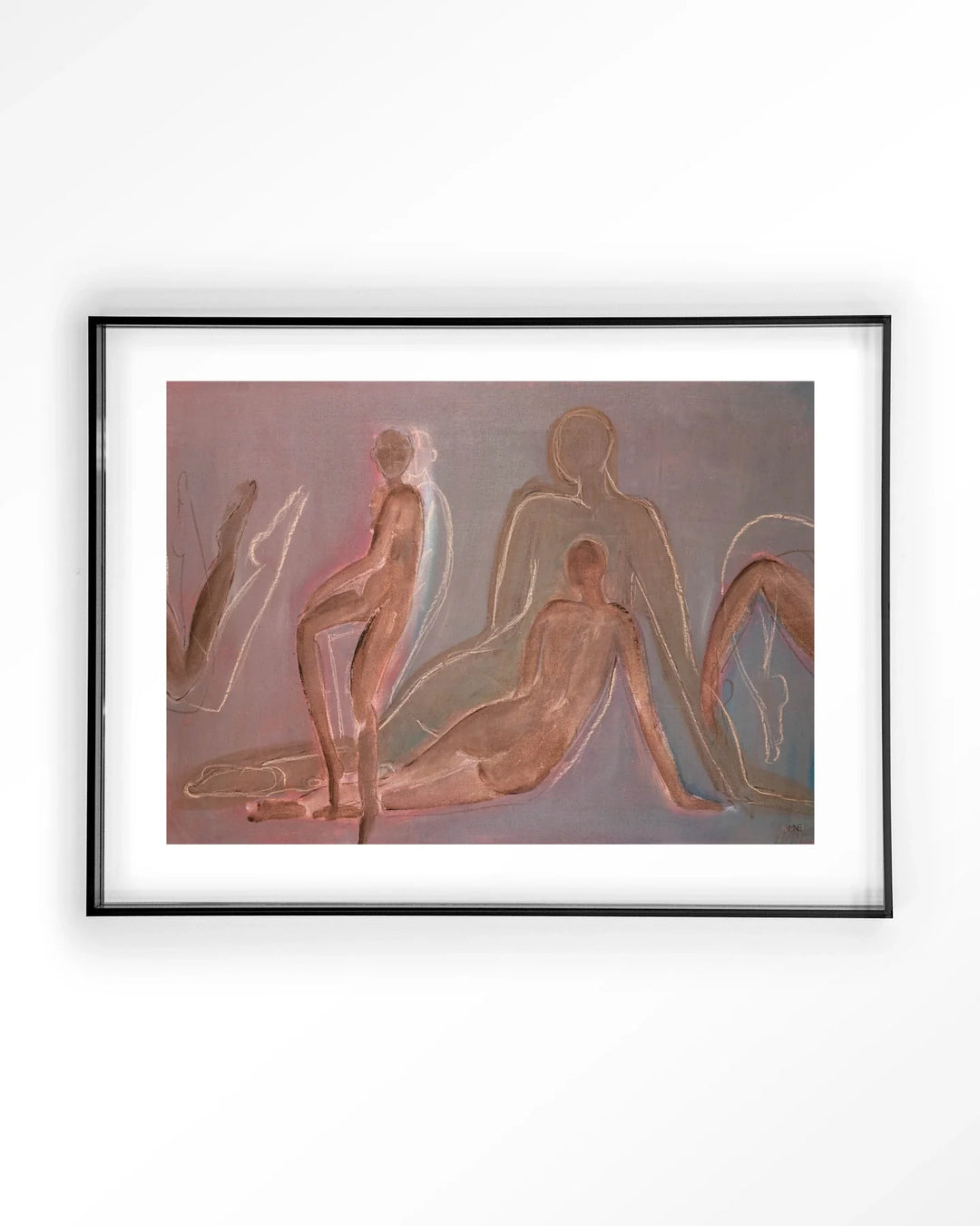 Line of Action Study - Moderne Wanddecoratie | Artprint, Glass Art & Wandkleed