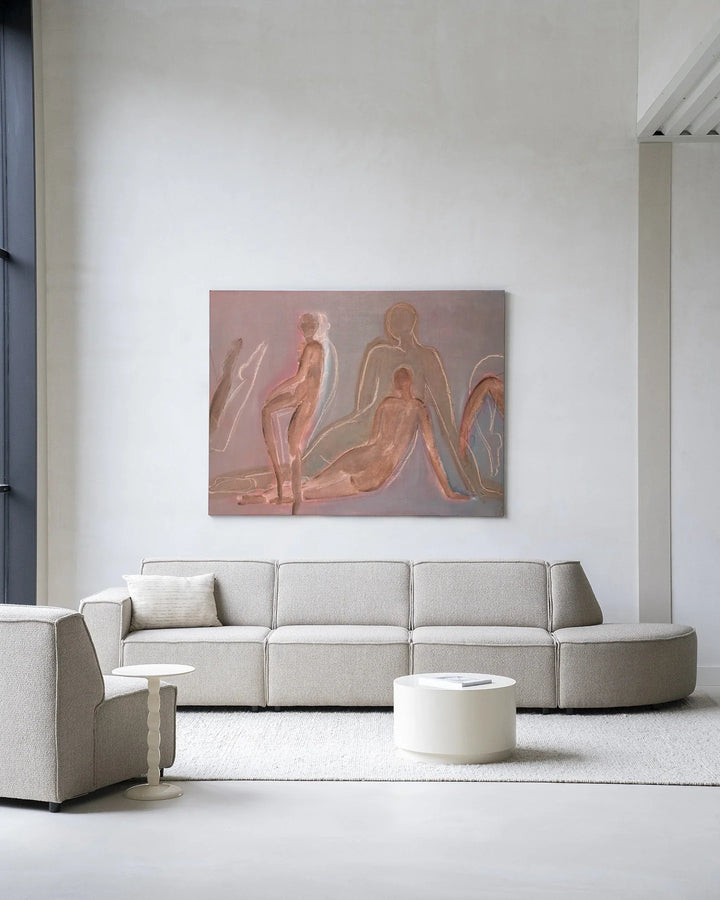 Line of Action Study - Moderne Wanddecoratie | Artprint, Glass Art & Wandkleed