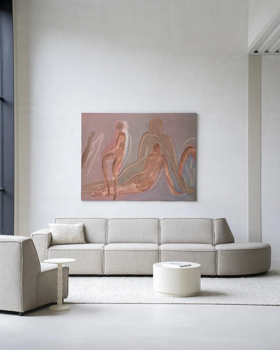 Line of Action Study - Moderne Wanddecoratie | Artprint, Glass Art & Wandkleed