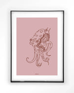 Polypus - Moderne Wanddecoratie | Artprint, Glass Art & Wandkleed