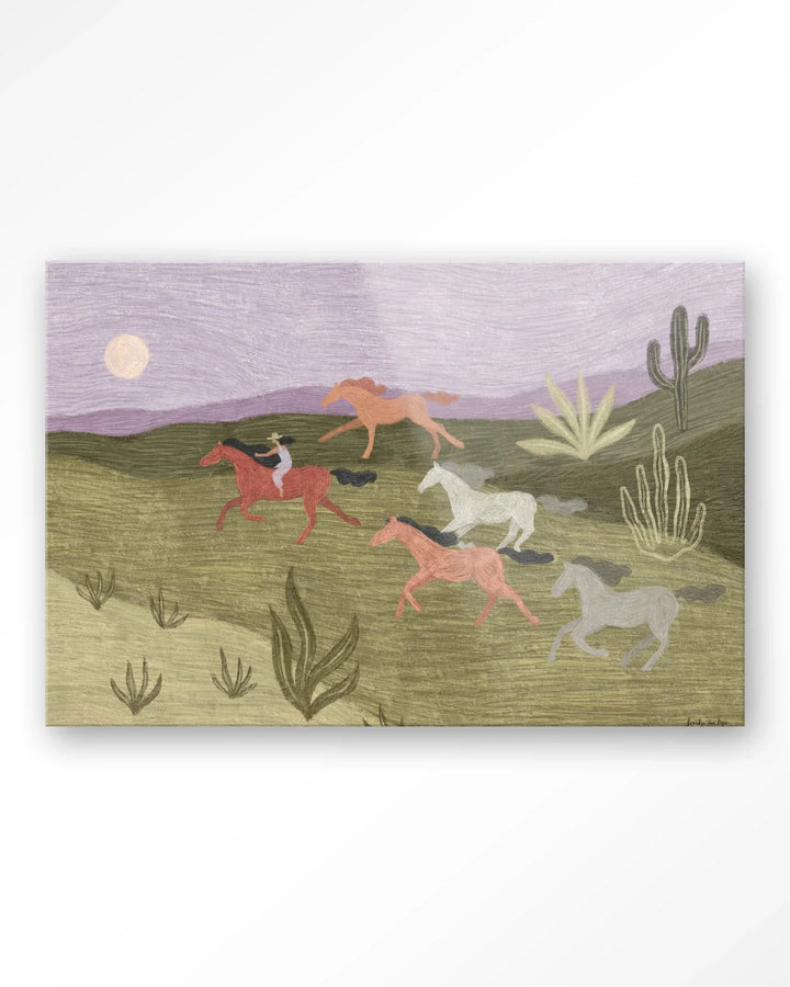 Running Horses - Moderne Wanddecoratie | Artprint, Glass Art & Wandkleed
