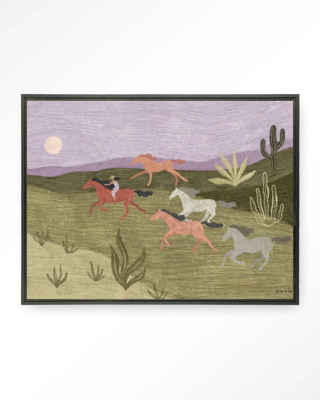 Running Horses - Moderne Wanddecoratie | Artprint, Glass Art & Wandkleed