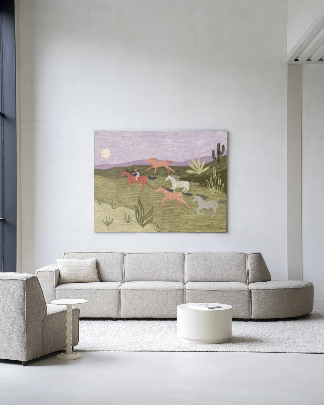 Running Horses - Moderne Wanddecoratie | Artprint, Glass Art & Wandkleed