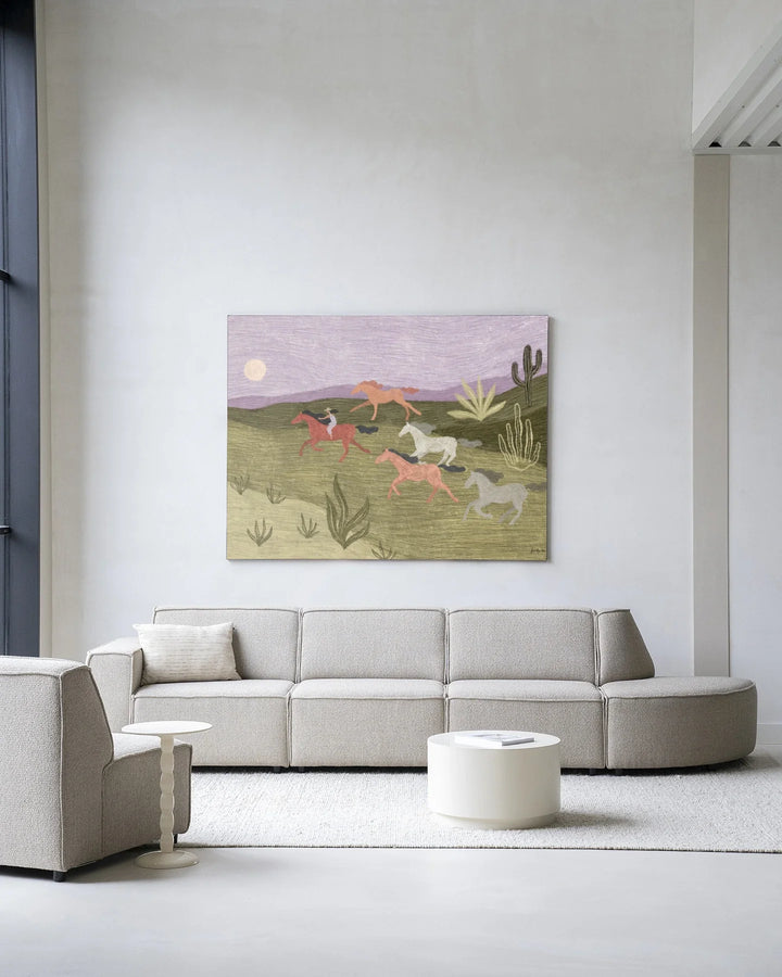 Running Horses - Moderne Wanddecoratie | Artprint, Glass Art & Wandkleed