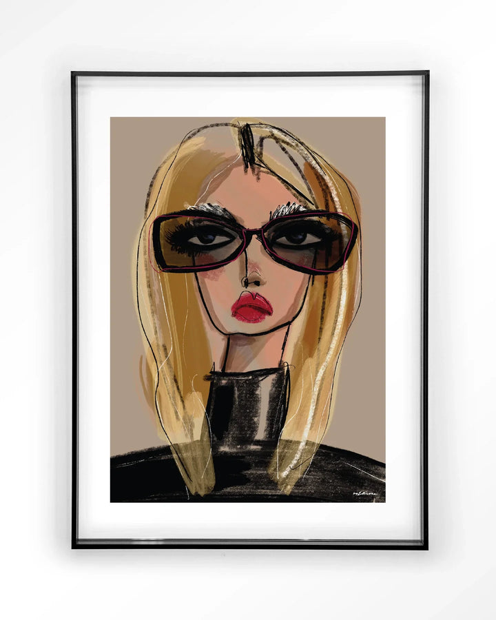 She Knows - Moderne Wanddecoratie | Artprint, Glass Art & Wandkleed