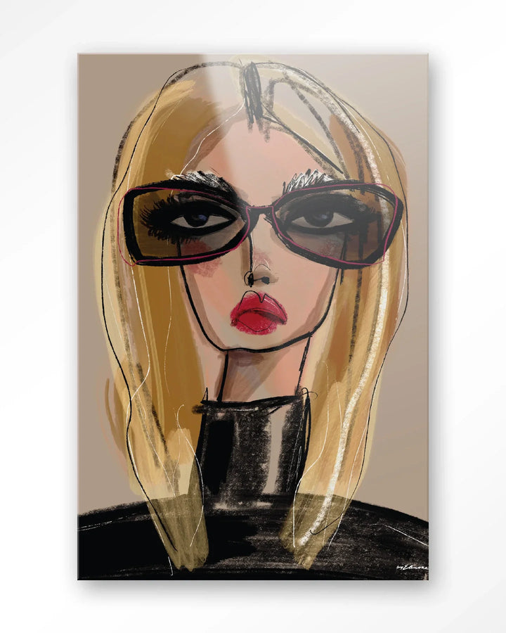She Knows - Moderne Wanddecoratie | Artprint, Glass Art & Wandkleed