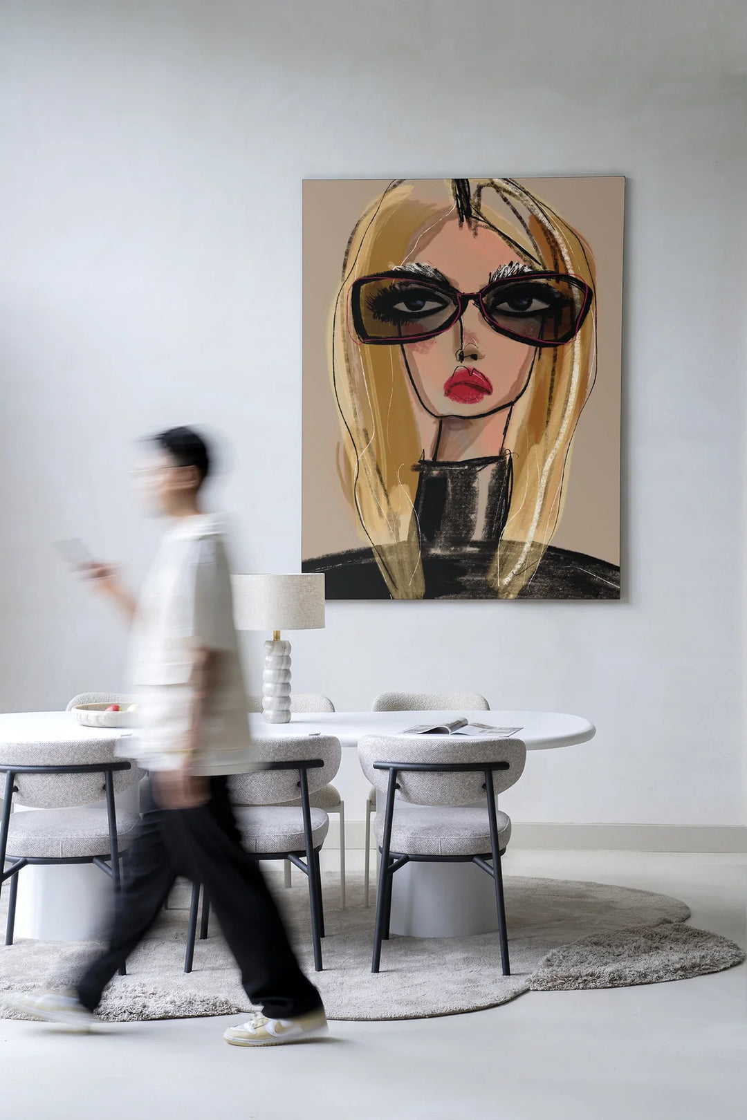 She Knows - Moderne Wanddecoratie | Artprint, Glass Art & Wandkleed