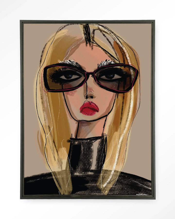 She Knows - Moderne Wanddecoratie | Artprint, Glass Art & Wandkleed