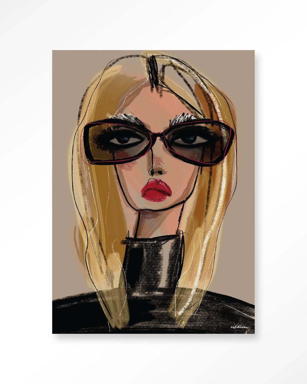 She Knows - Moderne Wanddecoratie | Artprint, Glass Art & Wandkleed