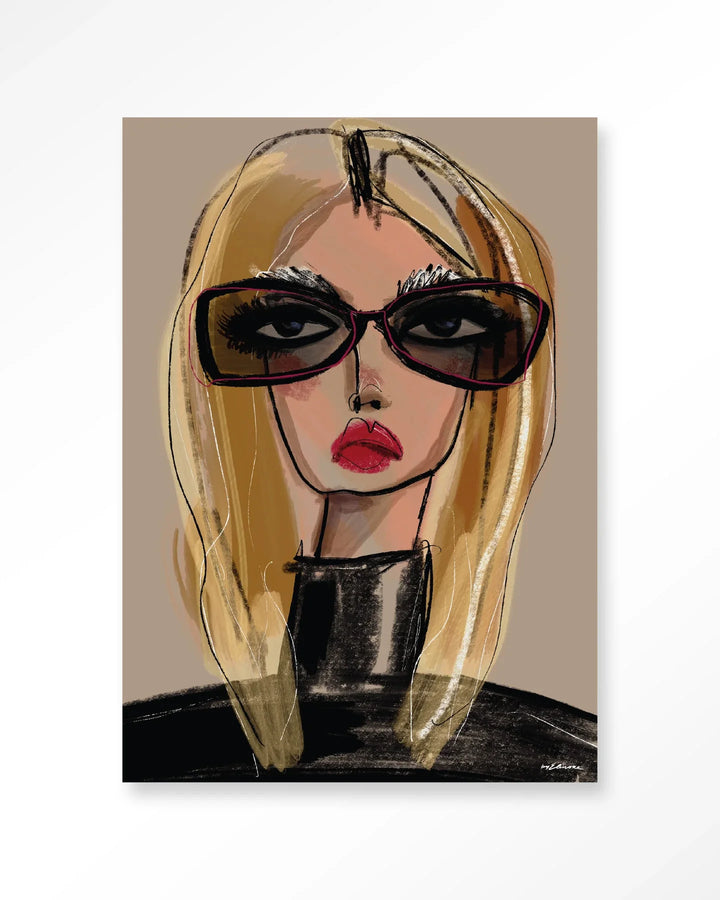 She Knows - Moderne Wanddecoratie | Artprint, Glass Art & Wandkleed