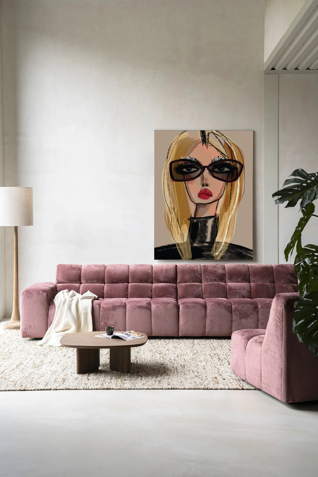 She Knows - Moderne Wanddecoratie | Artprint, Glass Art & Wandkleed