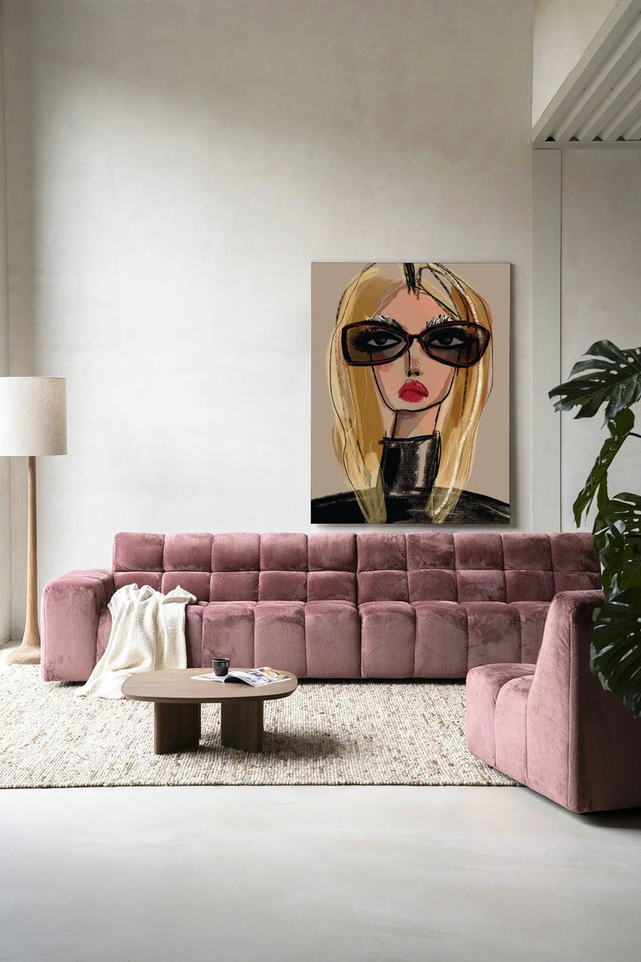 She Knows - Moderne Wanddecoratie | Artprint, Glass Art & Wandkleed