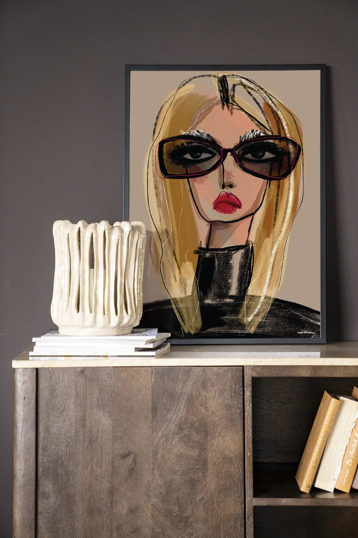 She Knows - Moderne Wanddecoratie | Artprint, Glass Art & Wandkleed
