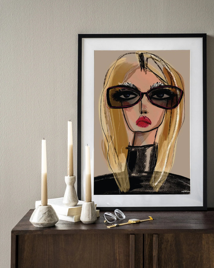 She Knows - Moderne Wanddecoratie | Artprint, Glass Art & Wandkleed