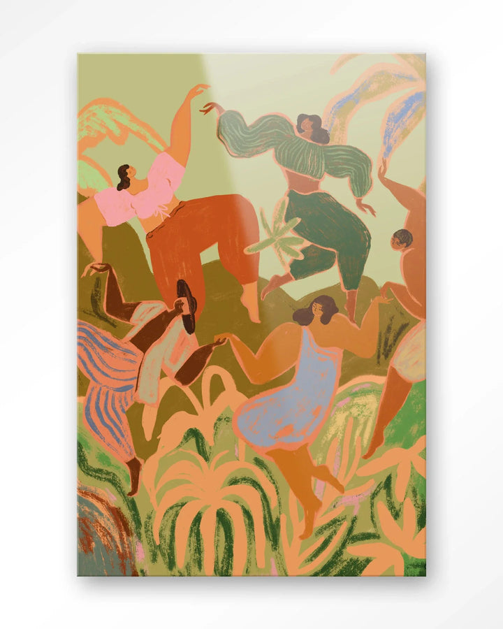 Spring Frolic - Moderne Wanddecoratie | Artprint, Glass Art & Wandkleed