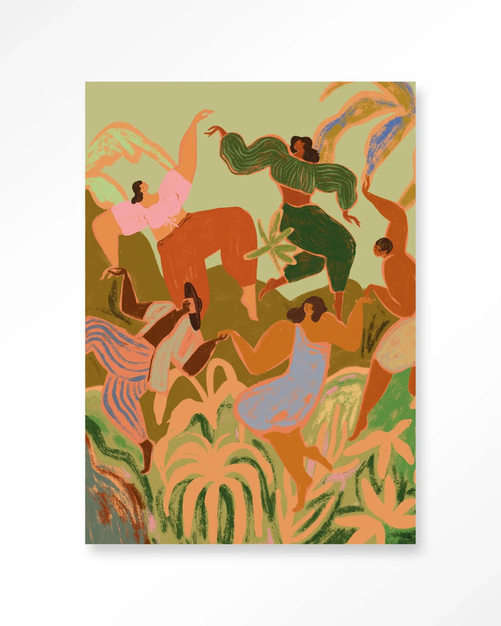 Spring Frolic - Moderne Wanddecoratie | Artprint, Glass Art & Wandkleed