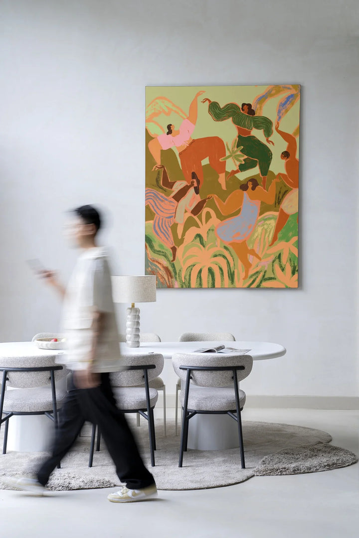 Spring Frolic - Moderne Wanddecoratie | Artprint, Glass Art & Wandkleed