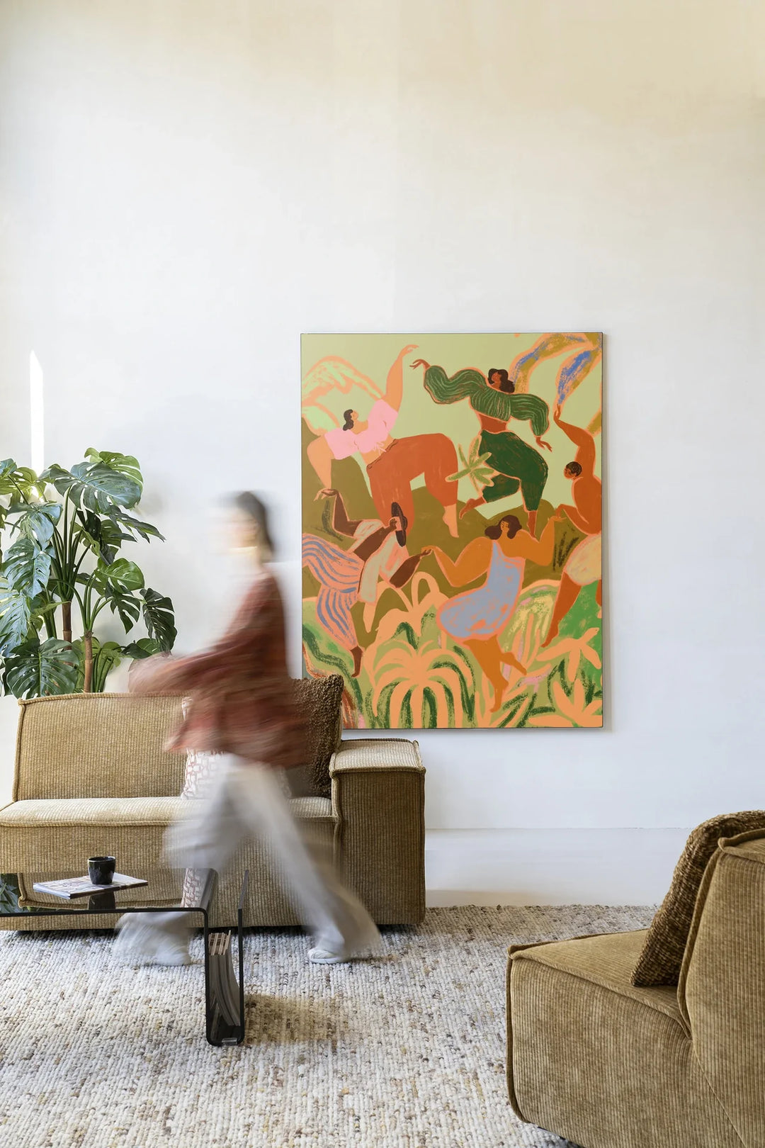 Spring Frolic - Moderne Wanddecoratie | Artprint, Glass Art & Wandkleed