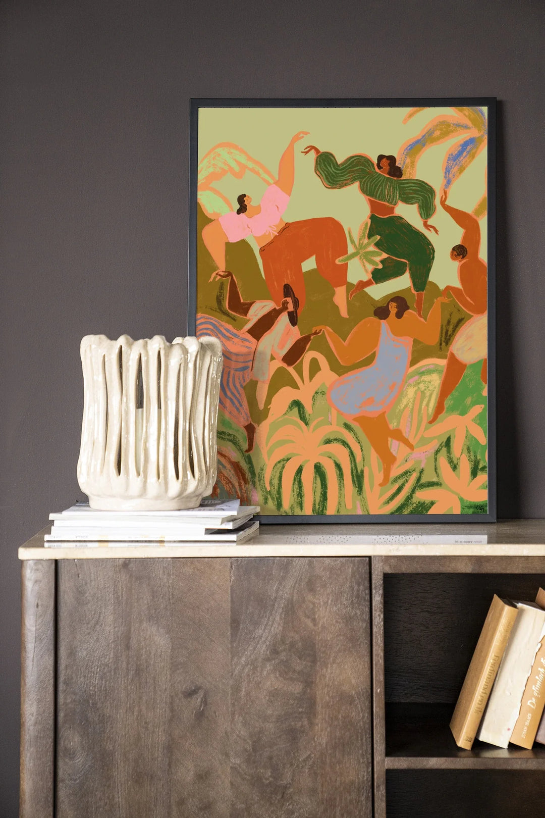 Spring Frolic - Moderne Wanddecoratie | Artprint, Glass Art & Wandkleed