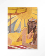 Sunflower Sun - Moderne Wanddecoratie | Artprint, Glass Art & Wandkleed