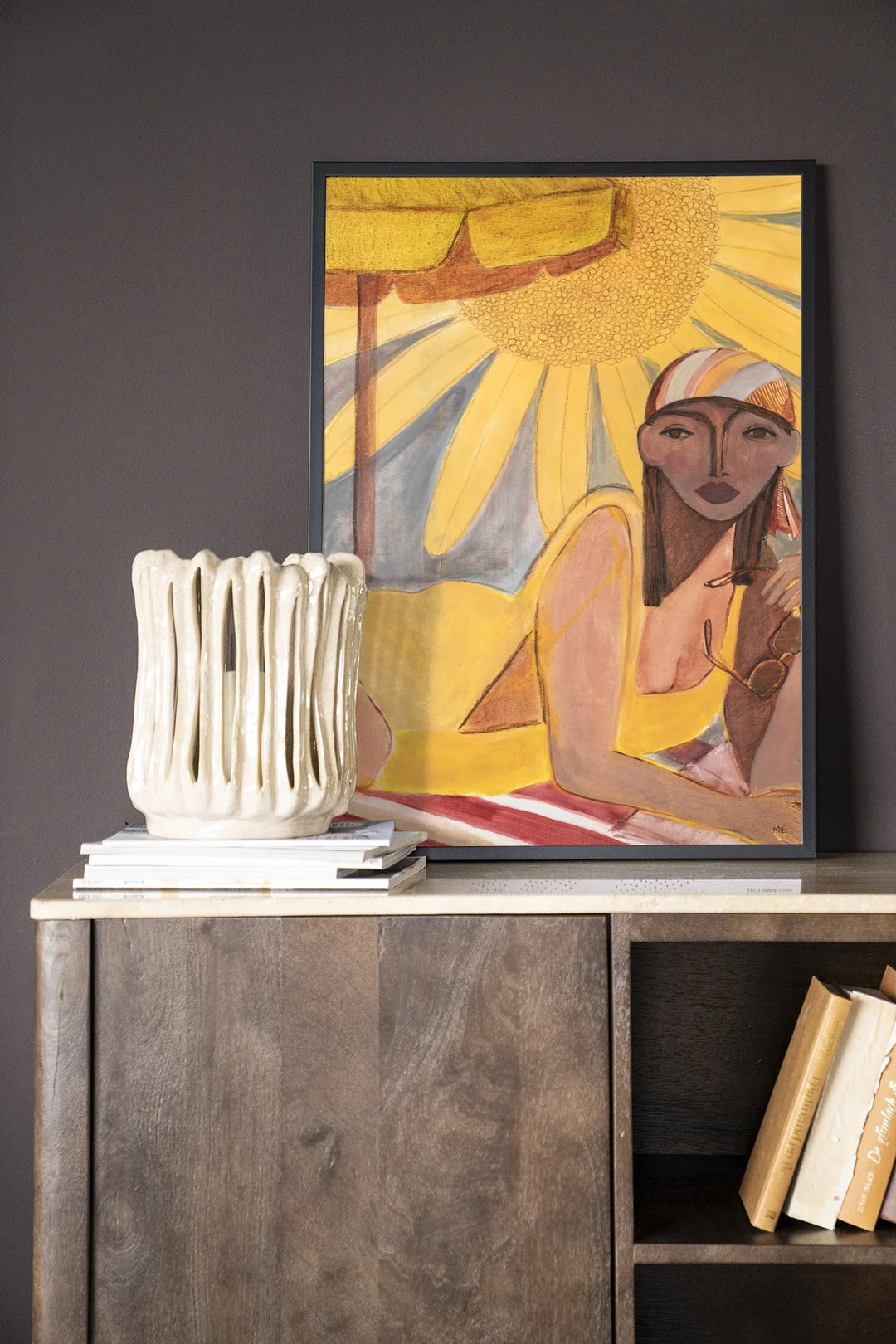 Sunflower Sun - Moderne Wanddecoratie | Artprint, Glass Art & Wandkleed