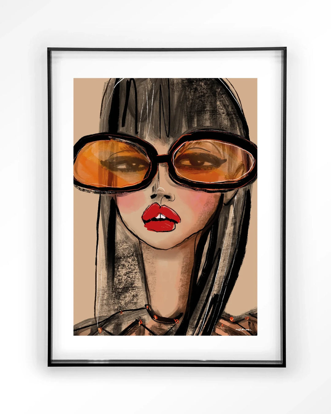 Sunny Orange - Moderne Wanddecoratie | Artprint, Glass Art & Wandkleed