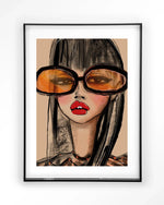 Sunny Orange - Moderne Wanddecoratie | Artprint, Glass Art & Wandkleed