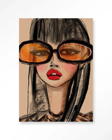 Sunny Orange - Moderne Wanddecoratie | Artprint, Glass Art & Wandkleed