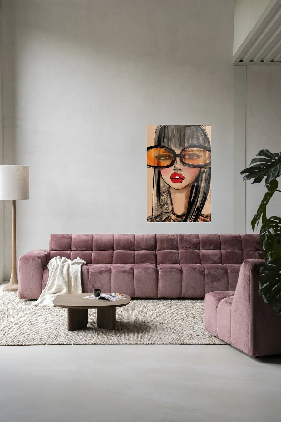 Sunny Orange - Moderne Wanddecoratie | Artprint, Glass Art & Wandkleed