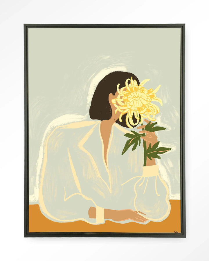 The Chrysante Mum - Moderne Wanddecoratie | Artprint, Glass Art & Wandkleed