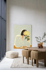 The Chrysante Mum - Moderne Wanddecoratie | Artprint, Glass Art & Wandkleed
